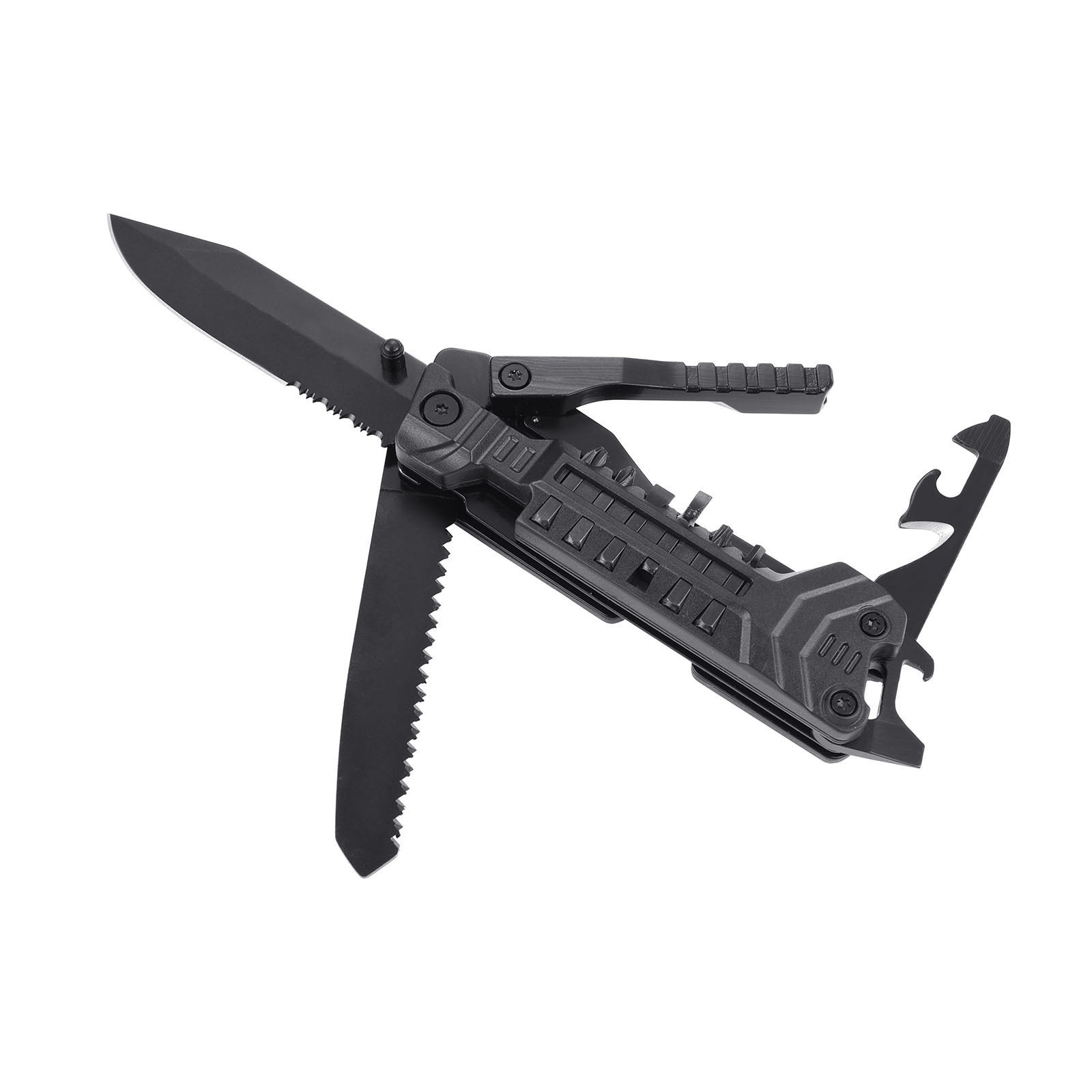 Multifunctional DK15 23-in-1 High-Carbon Steel Pocket Knife Pliers Outdoor Camping Self-Defense Portable Folding Tool Home