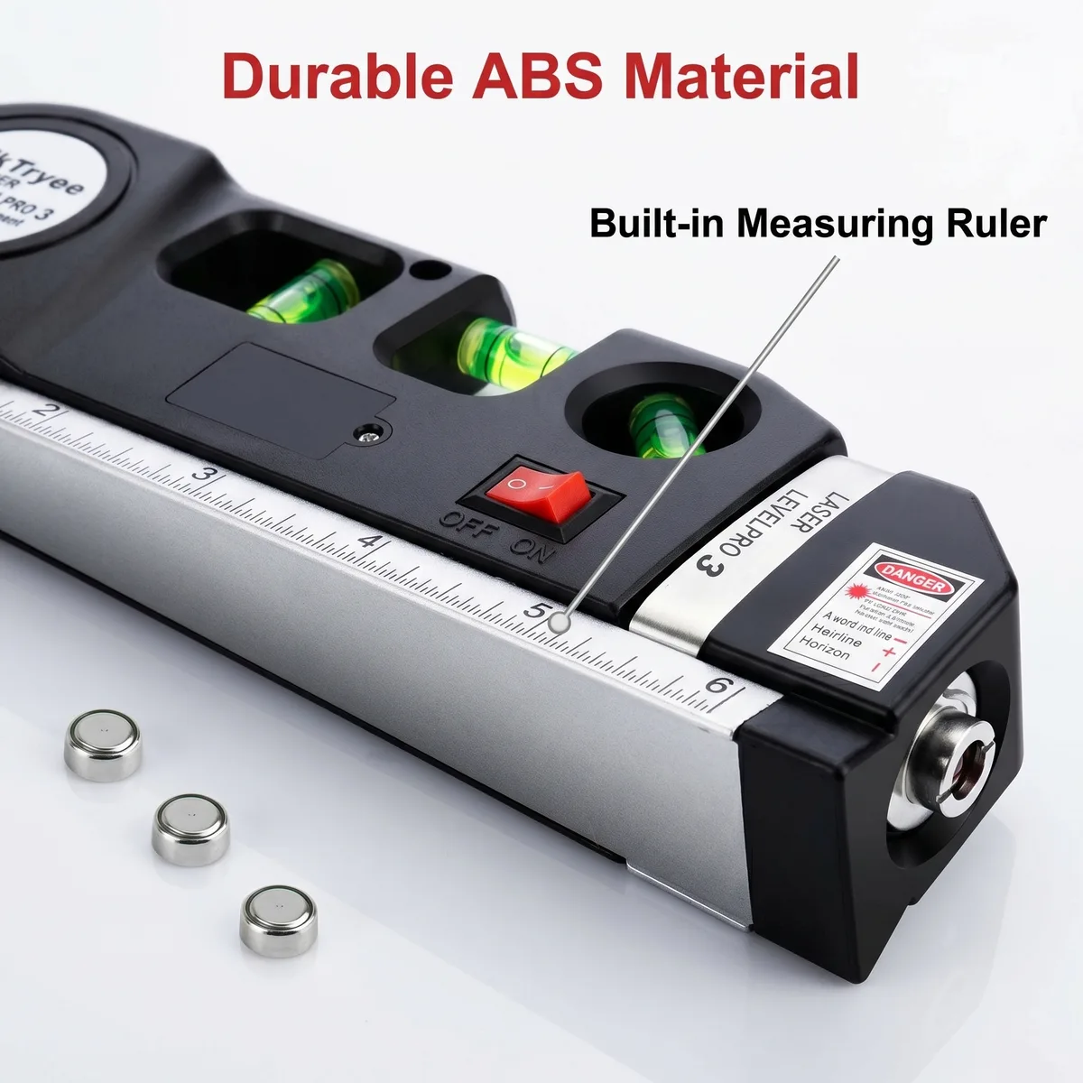 Laser Level Kit Tools 8ft/2.5M Metric Line image 4