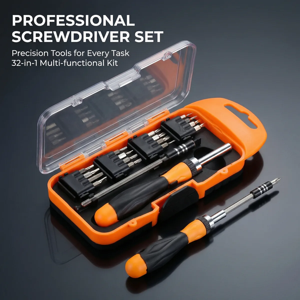 Screwdriver Phone Repair Holder 18-Piece Interchangeable image 4