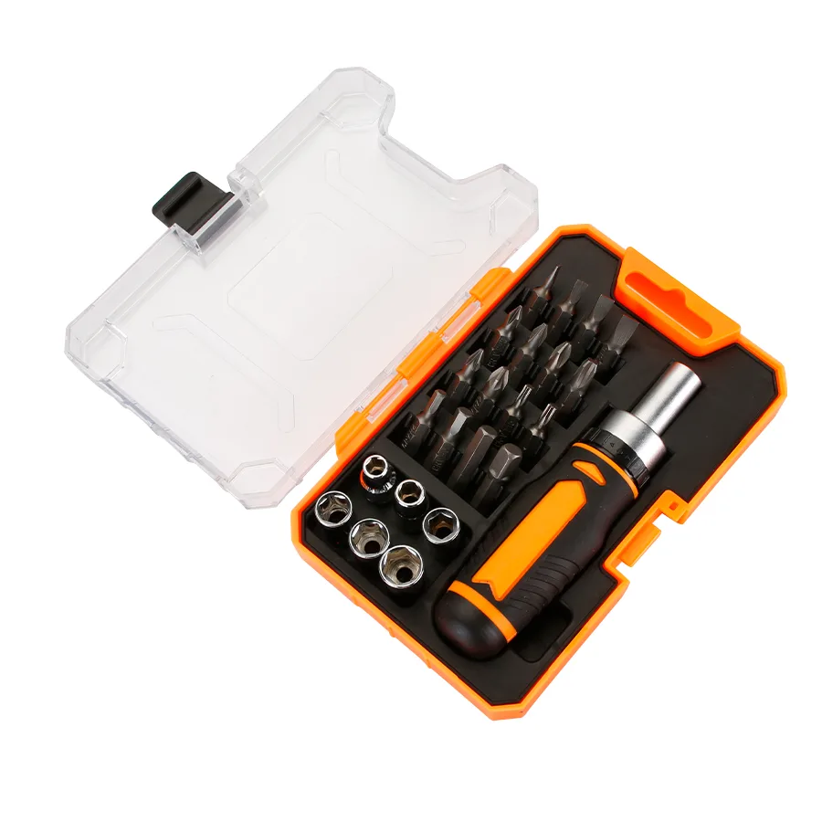 Screwdriver Phone Repair Holder 24-Piece Plastic Chrome image 2