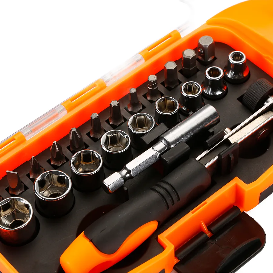 OEM 36pcs Plastic Multi Multifunctional Computer Watch Cell Phone Repair Hand Tool Precision Screwdriver Holder Bit Kit Set image 7