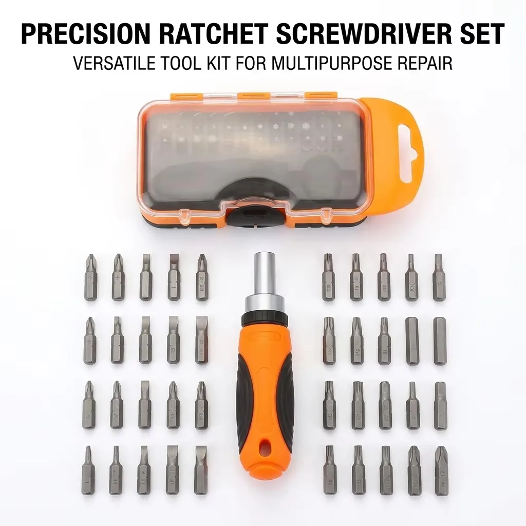 OEM 37pc Plastic DIY Magnetic Multi-Function Computer Watch Cell Phone Repair Precision Screwdriver Holder Bit Kit image 3
