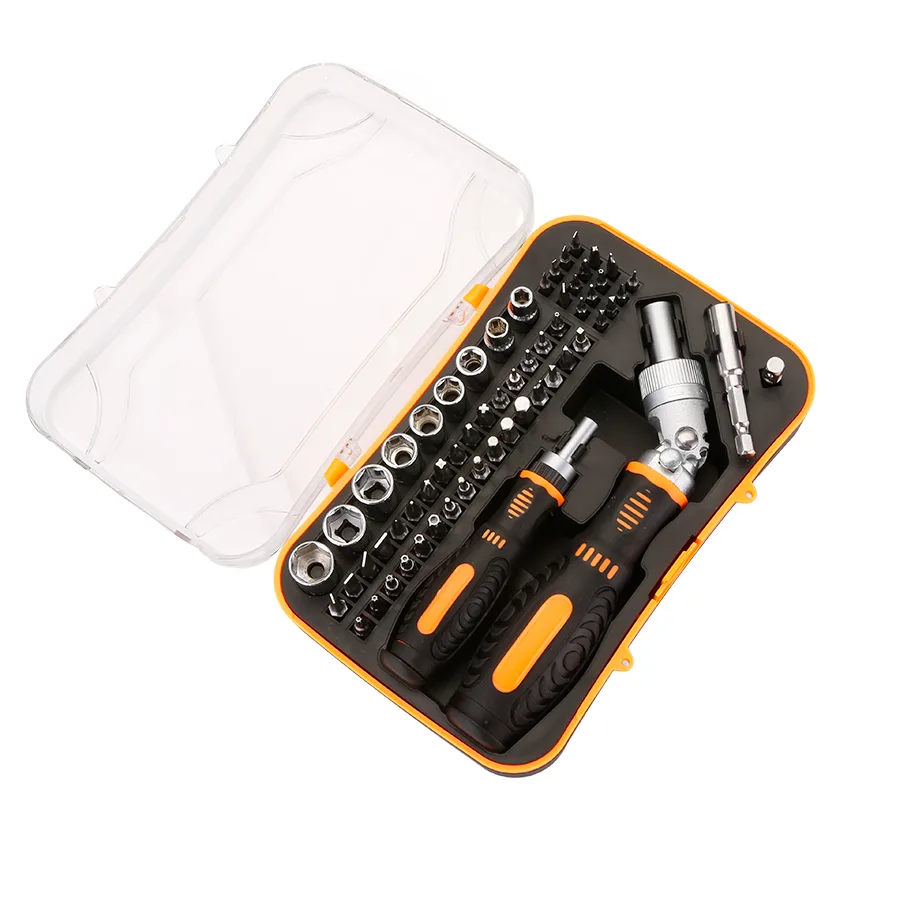 OEM 61pcs Plastic DIY Magnetic Computer Watch Cell Phone Repair Multi-Function Precision Screwdriver Holder Bit Kit image 4