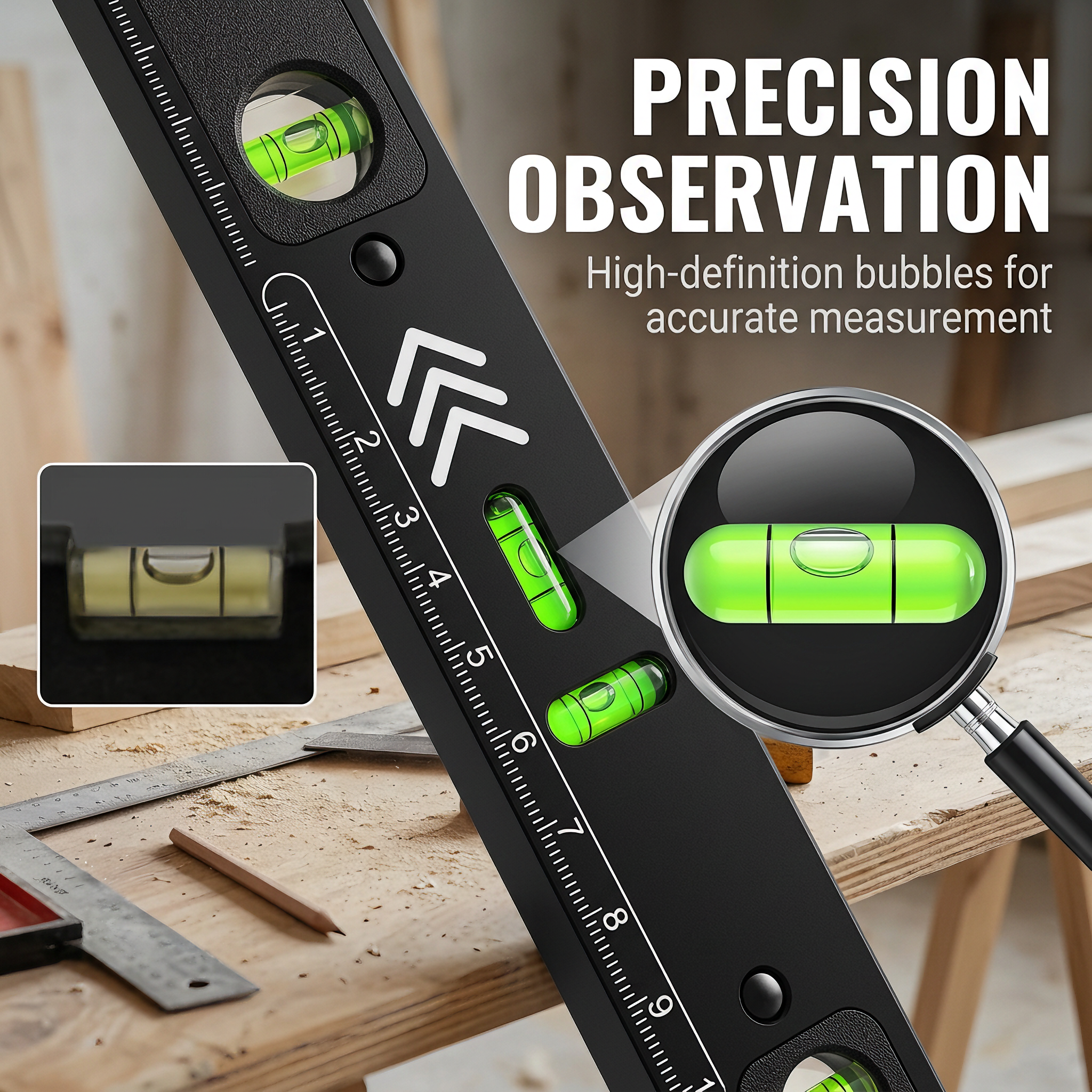 Outdoor Green High-Intensity Level Strong-Magnet Mounting High-Precision Cross-Line Measuring Instrument Self-Leveling Line image 5