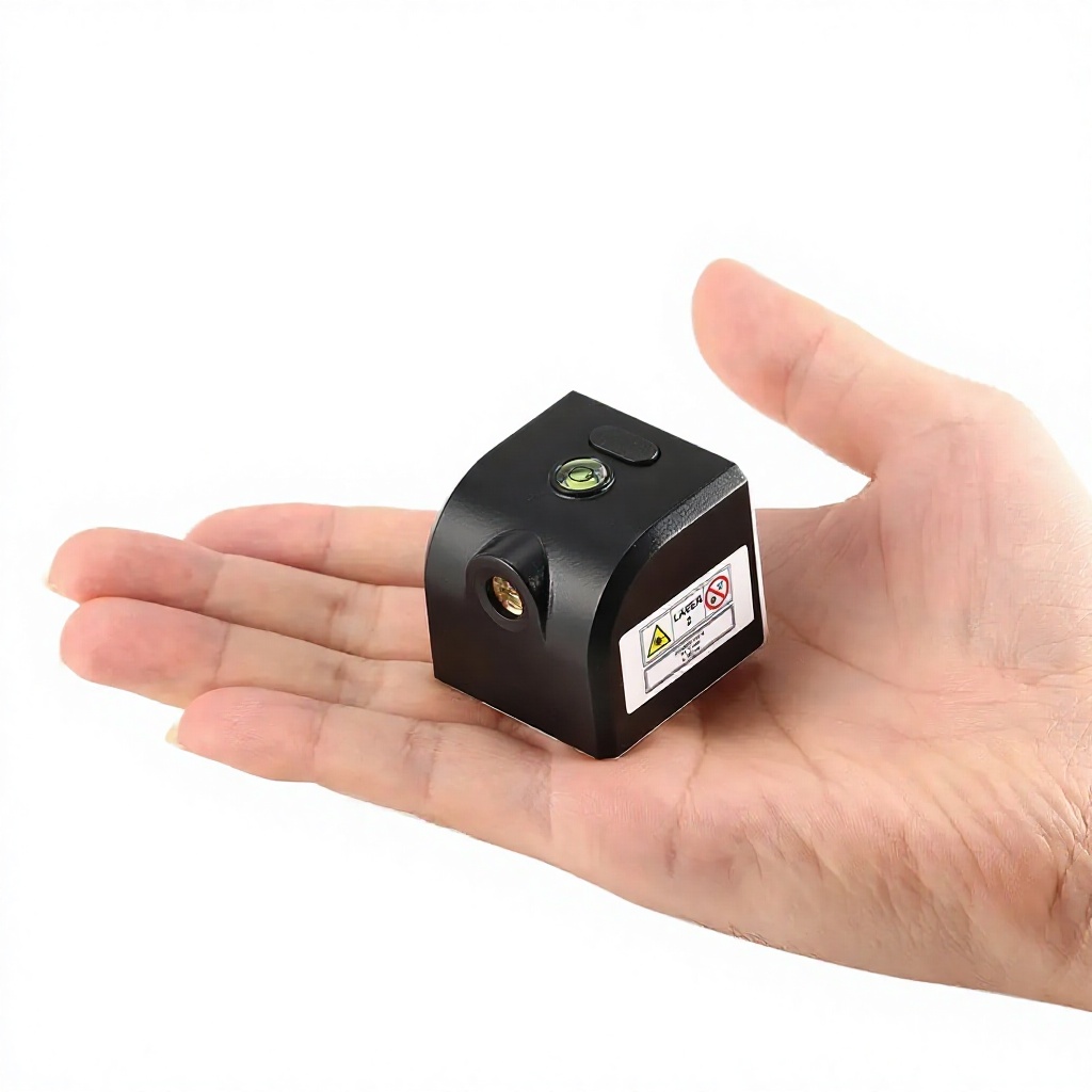 Portable Mini Cross Line Laser Level 2 Line 1 Point 635nm Red Laser Leveling Tool with LED Indicator Magnet Fixation image 4