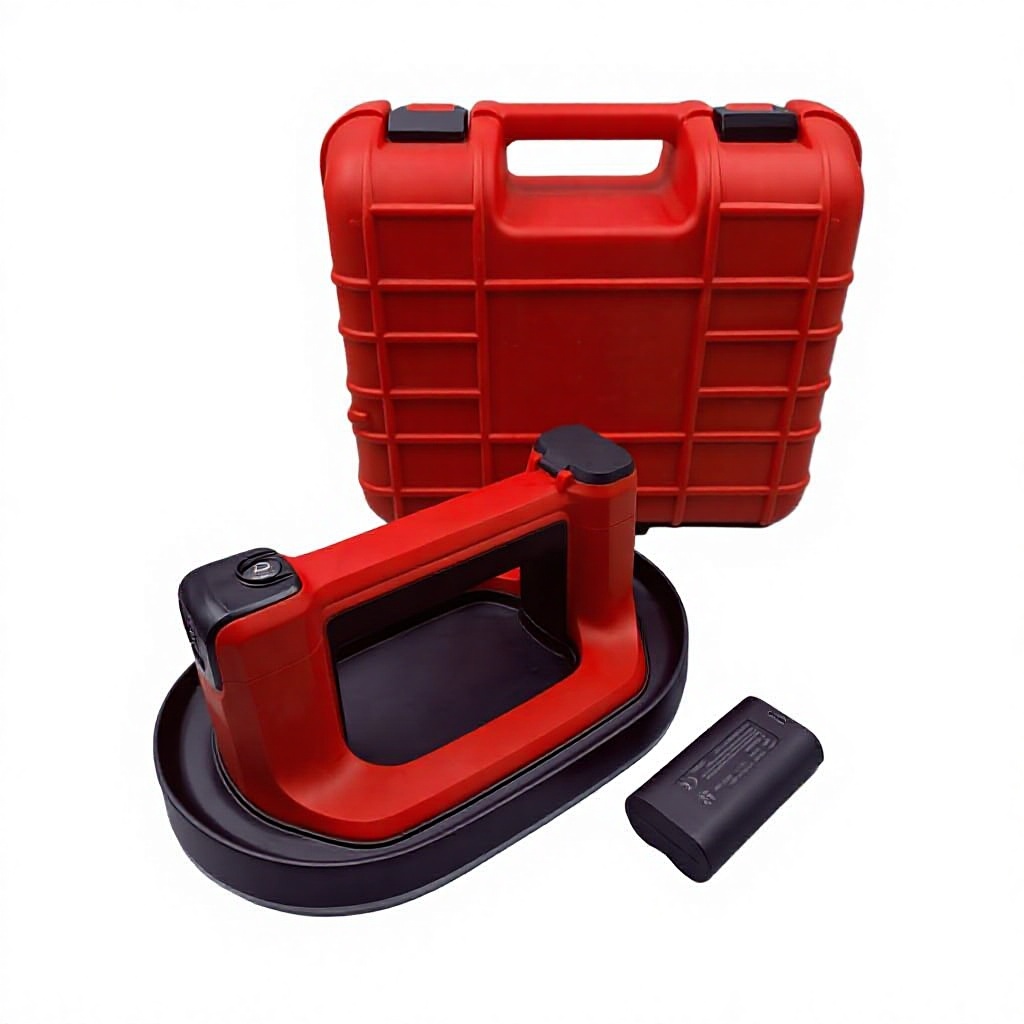 Portable Vacuum Suction Cup Electric Lifting Tool Battery Powered Air Extraction Lifter for Glass Ceramic Tile Marble image 4