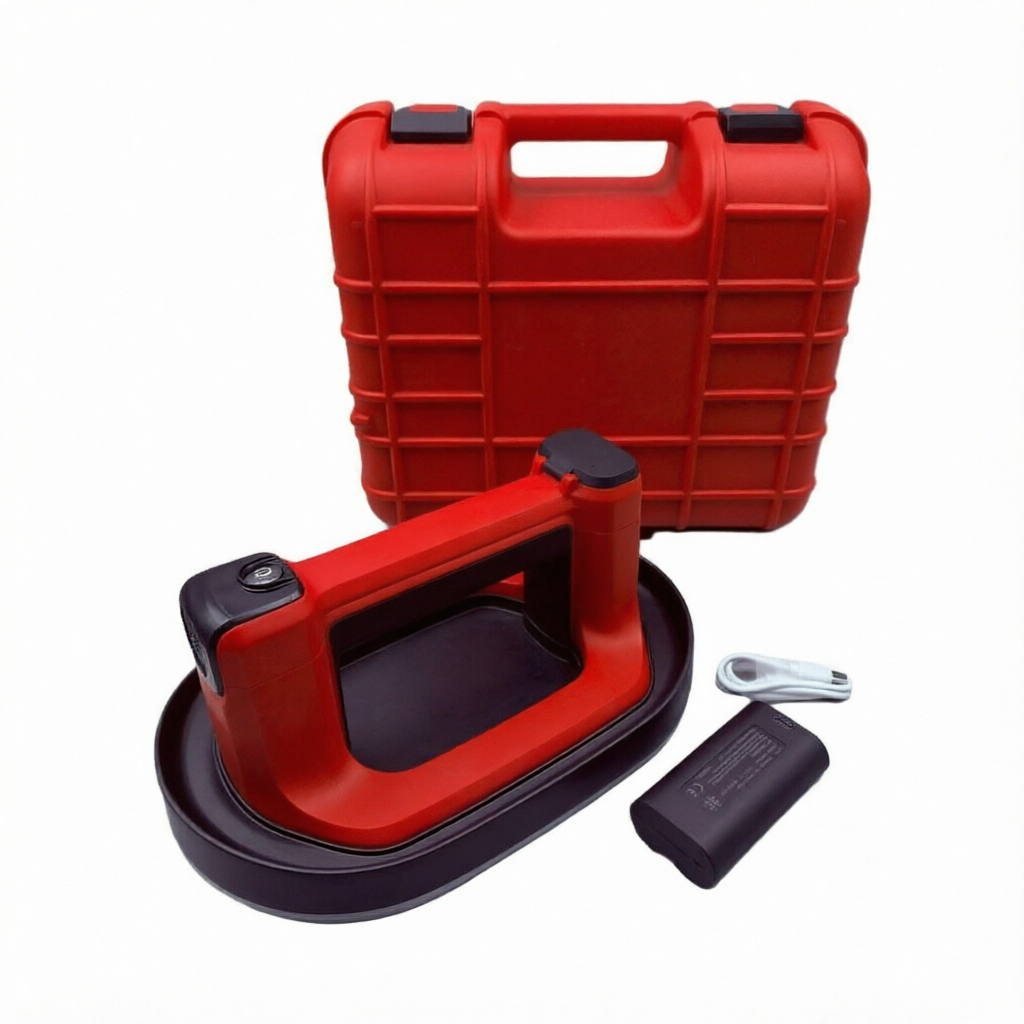 Portable Vacuum Suction Cup Electric Lifting Tool Battery Powered Air Extraction Lifter for Glass Ceramic Tile Marble