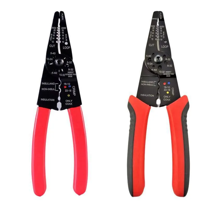 Professional 8-inch Alloy Steel CR-V Wire Stripper/Crimper/Cutter Multi-Function Hand Tool Model STL-SG2070 Made China for image 4