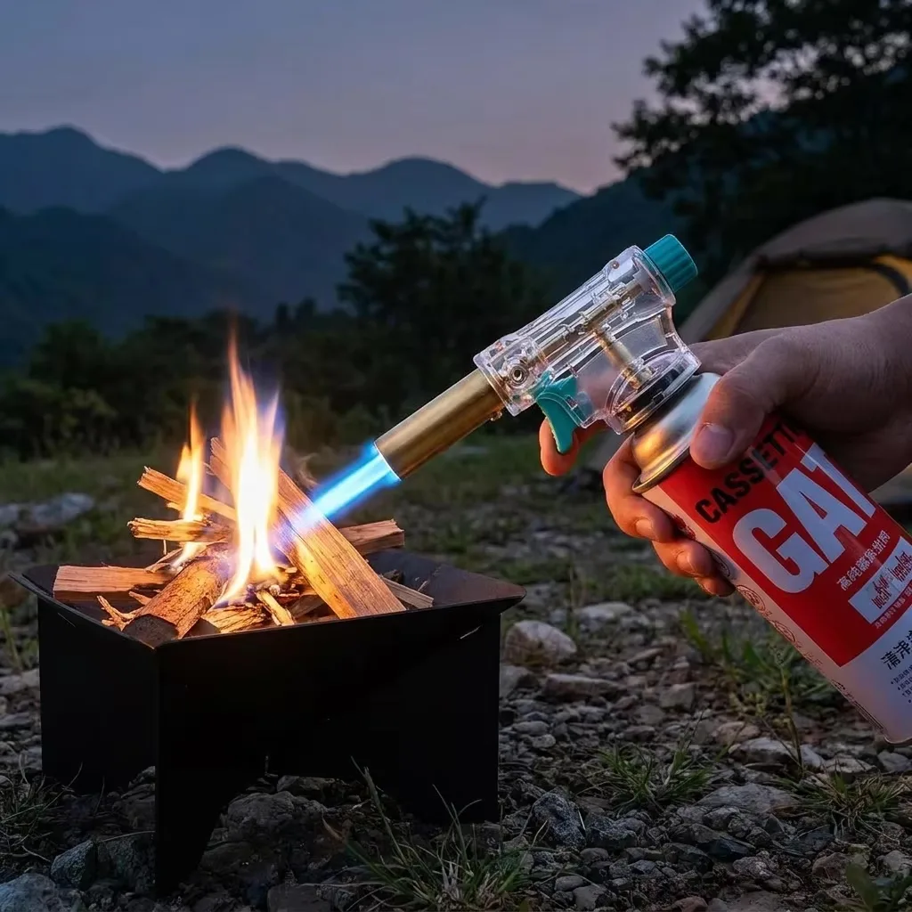 Professional-grade Copper Butane-Powered Blow Torch Hair Removal & Roasting Flame Gun with Cartridge-Type Handheld Design image 5