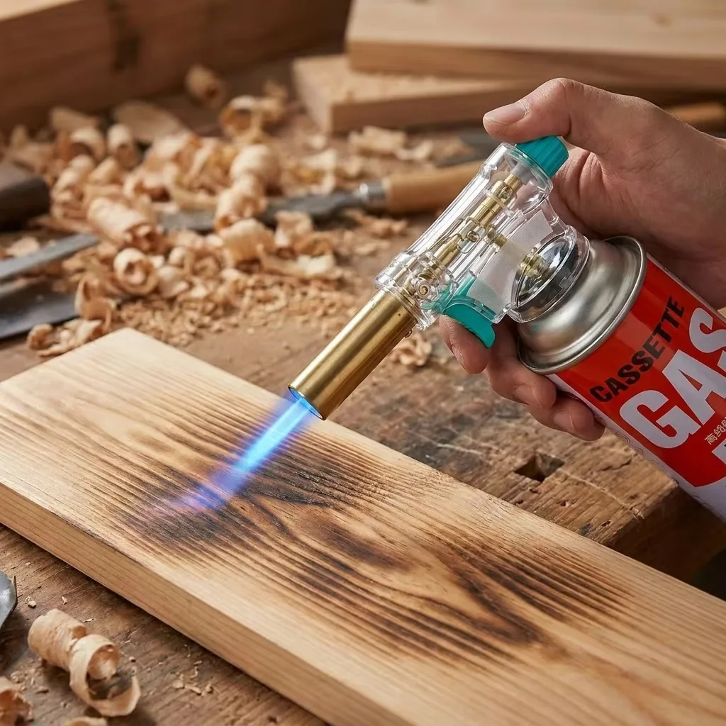 Professional-grade Copper Butane-Powered Blow Torch Hair Removal & Roasting Flame Gun with Cartridge-Type Handheld Design image 6