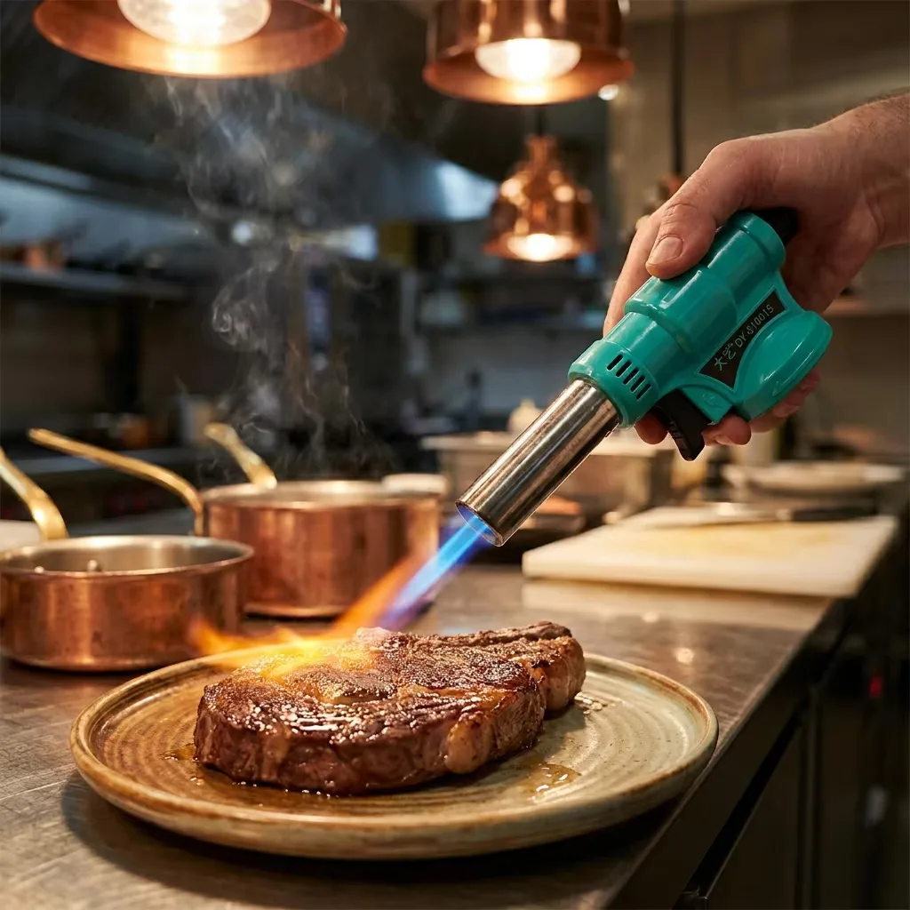 Professional-grade Copper Gas-Powered Torch Hair Removal & Roasting Flame Gun with Cartridge-Type Handheld Design image 7