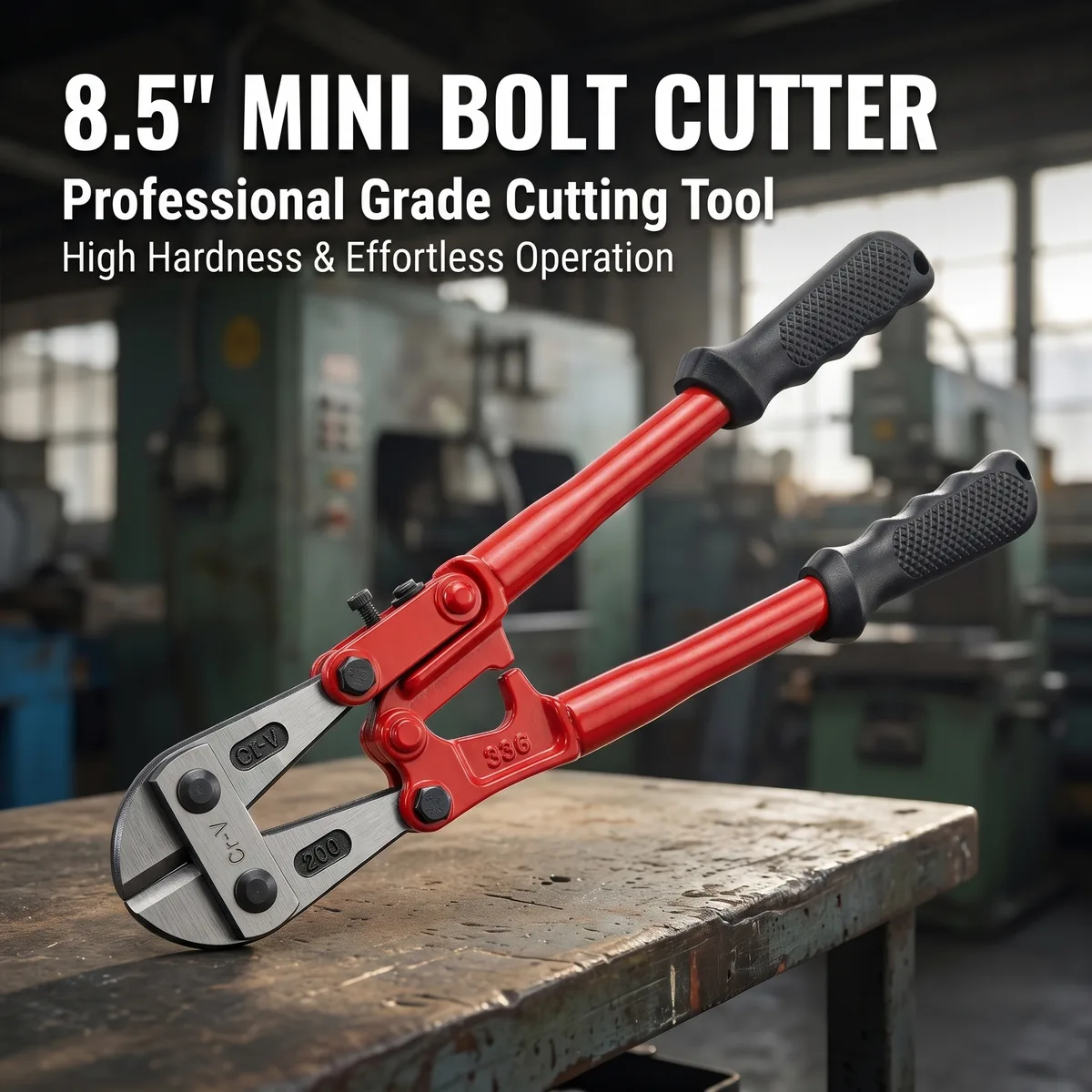 Professional Heavy Duty Mini Carbon Steel MN CRV Bolt Cutter Pliers Serrated Soft Grip Plastic for DIY OEM Customizable image 3