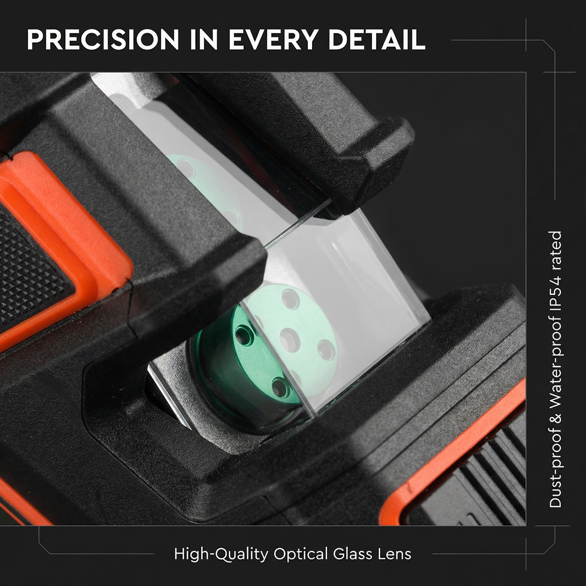 Professional Industrial DIY 3D Laser Level 16 Self-Leveling Cross Line Vertical Horizontal Laser Pointer 50m Tool Kit Starline image 5