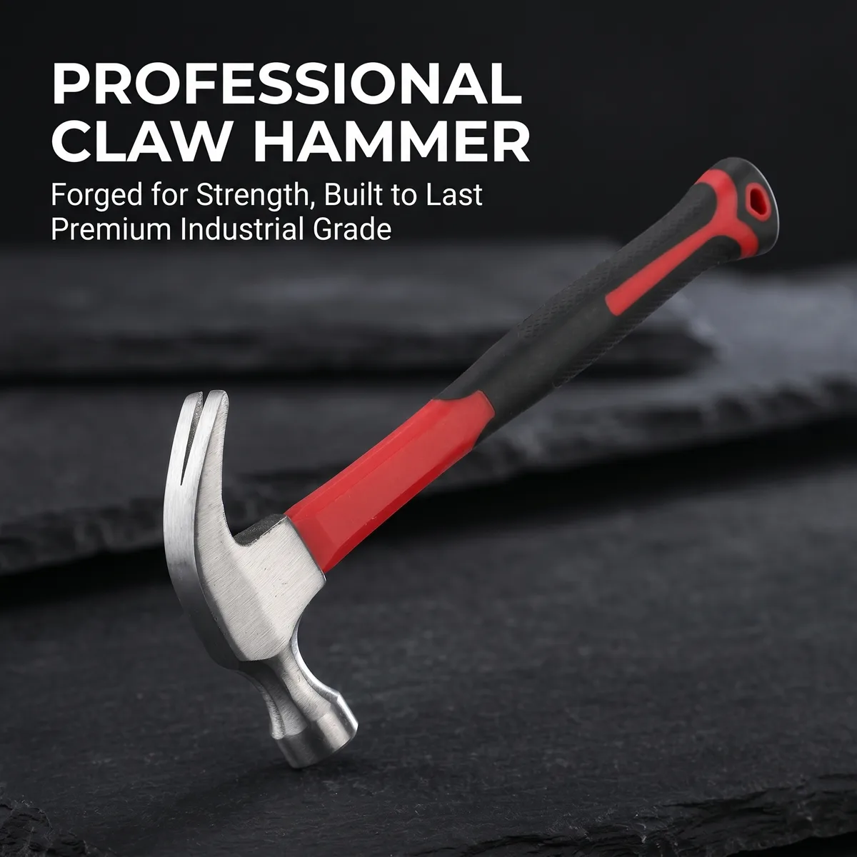 Professional Quality 45 Steel Forged American Type Claw Hammer Multi-Functional Home Improvement Plastic Handle OEM Customizable image 4