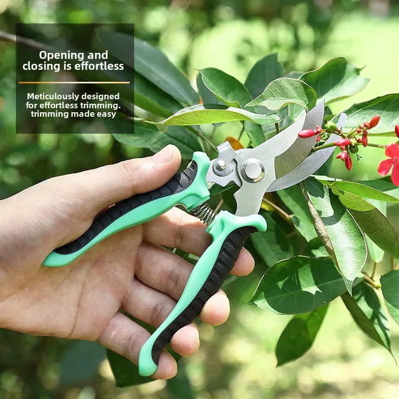 Pruning Shears Gardening Scissors Set Multi-Purpose Stainless Steel Tools Multi-Color Bonsai Orchards Flowers Fruit Trees PH227 image 4