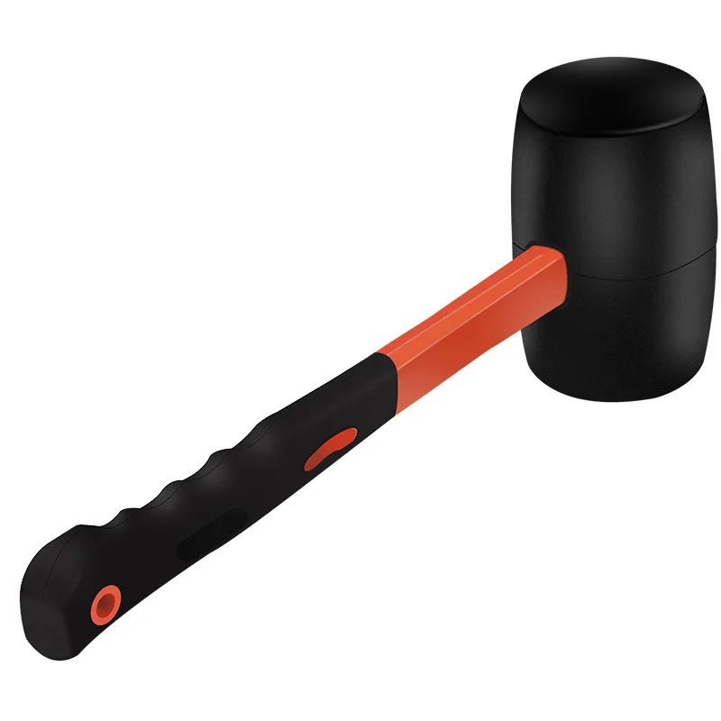 Safety Split Head Hammer with Plastic Handle and Rubber Mallet for Machinist OEM Customizable image 3
