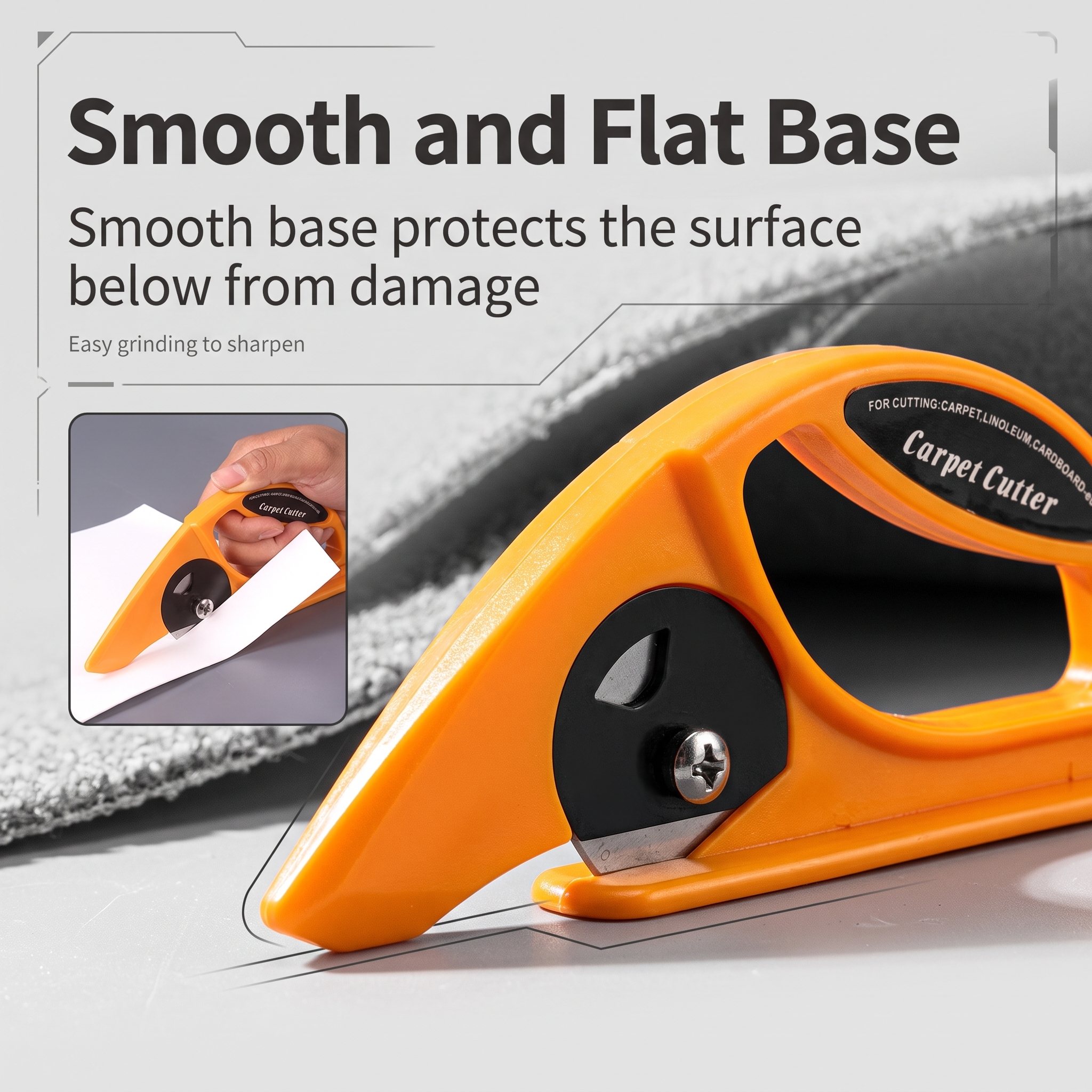 Soul-Stealing Carpet Cutter Patching Wheel Knife Craft Knife Multi-Functional Cutting Gadget Wallpaper Wallcovering Cutter Home image 3
