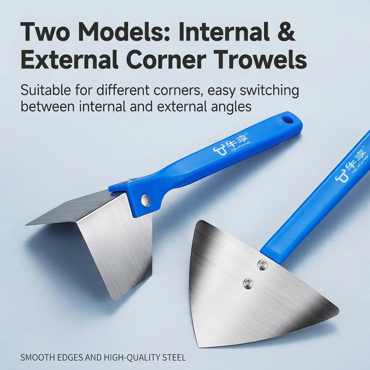 Stainless Steel Corner Scraper with Right-Angle Thickened Blade for Interior/Exterior Wall Decoration Inner Angle Knife image 5