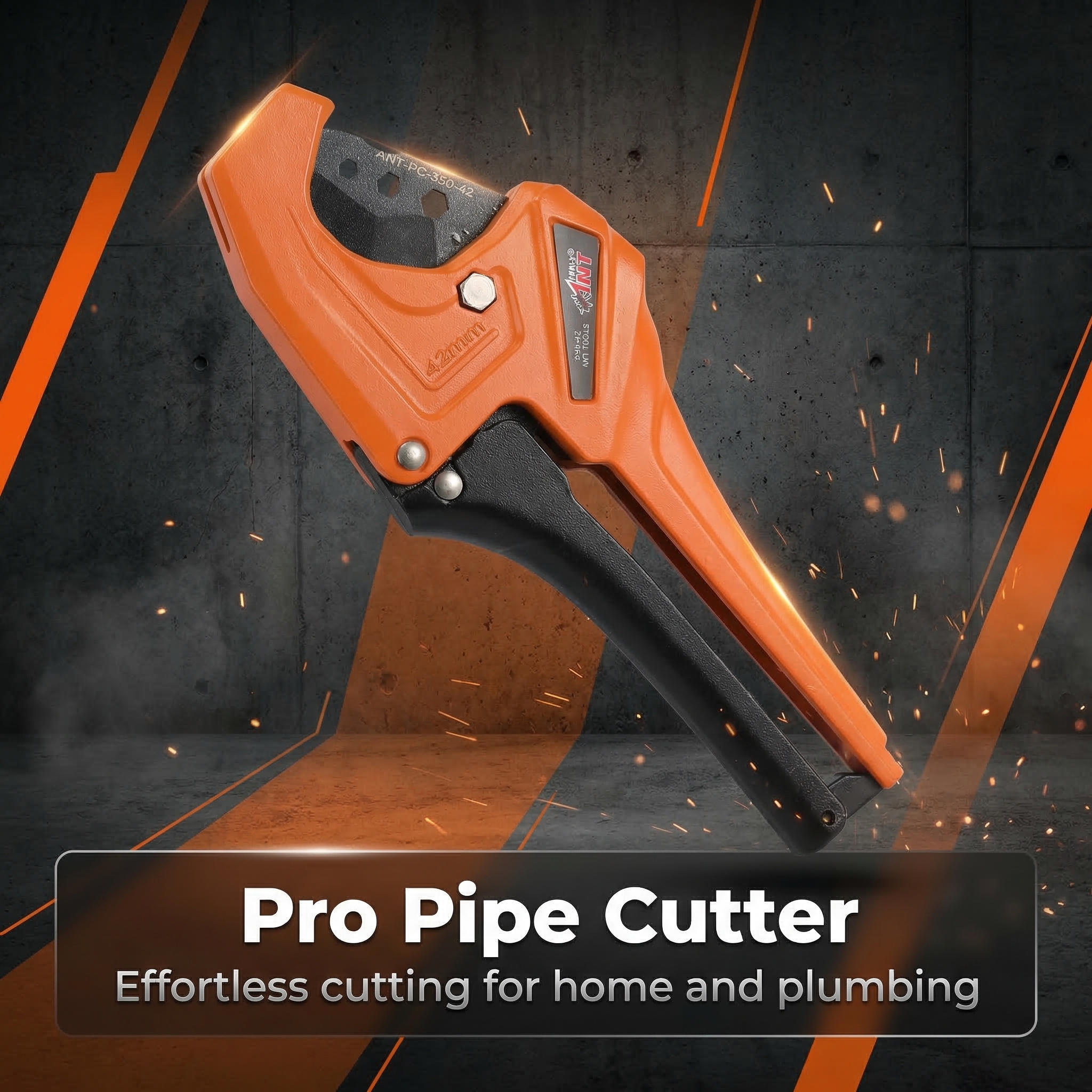 STARLINE Clamp-On Pipe Cutter with Die-Cast Aluminum Handle & Body 65Mn Blade HRC 55 Quick-Change Design for Industrial Use image 4