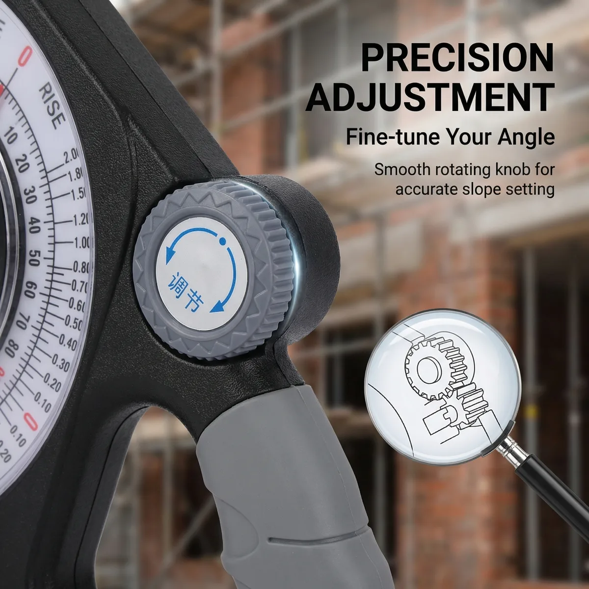 STARLINE Factory Hot Sale DIY Multifunctional Aluminum Alloy Plastic Bubble Inclinometer Slope Measuring Instrument Model Tools image 5