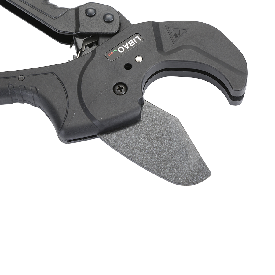 STARLINE Heavy-Duty Industrial/DIY Grade Ratcheting Clamp-On PVC Pipe Cutter with 1-1/4" Capacity for Multi-Use PVC & PEX Pipes image 4