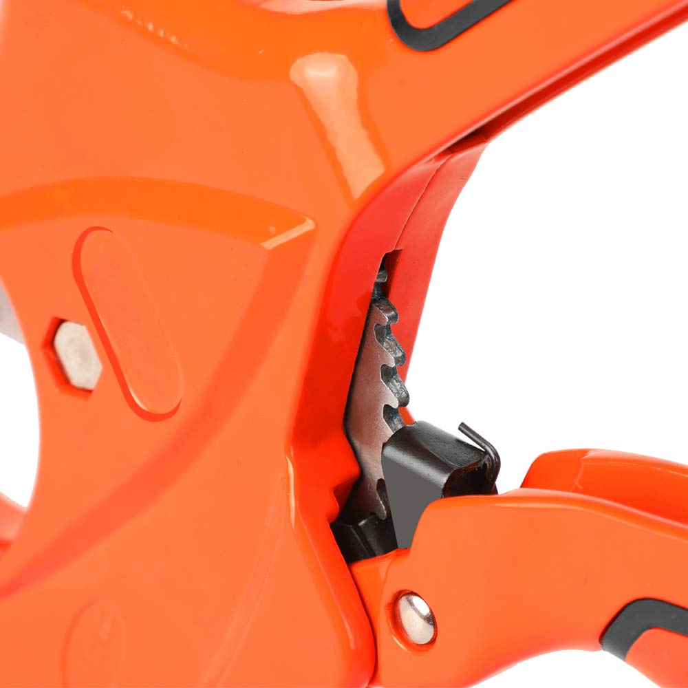 STARLINE Industrial/DIY Grade Ratcheting Clamp-On Aluminum Alloy Tungsten Carbide Pipe Cutter 1-1/4" Capacity PEX Pipes image 5