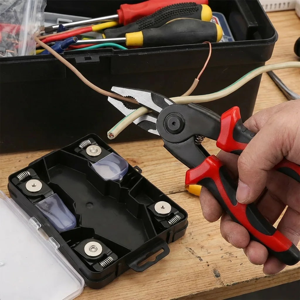 STARLINE Industrial Five-in-One Replaceable Head Pliers Set with Wire Stripper Line Pressing & Cutting Pliers High-Carbon Steel image 3