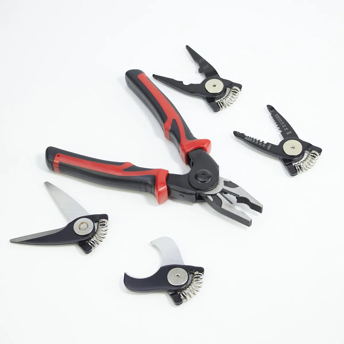 STARLINE Industrial Five-in-One Replaceable Head Pliers Set with Wire Stripper Line Pressing & Cutting Pliers High-Carbon Steel image 7