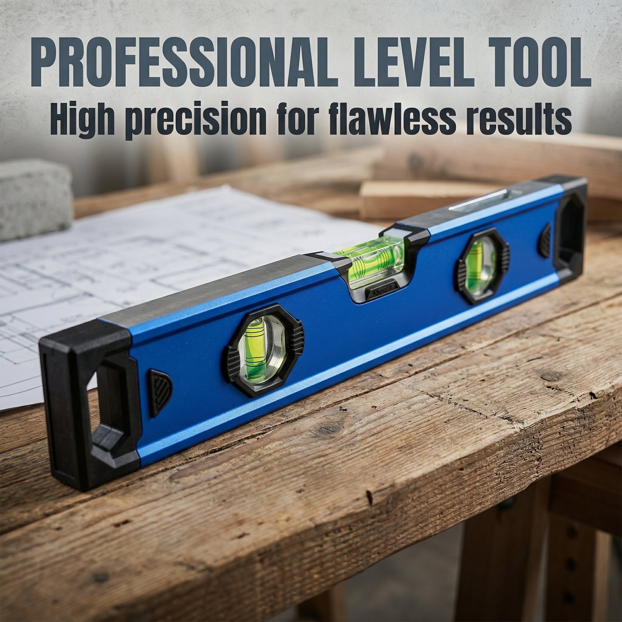 Starline Industrial-Grade IORI 400mm Spirit Level 0.5mm Accuracy 4-Point Magnet 45 Emission Angle Tile Thickness 0.5mm image 2