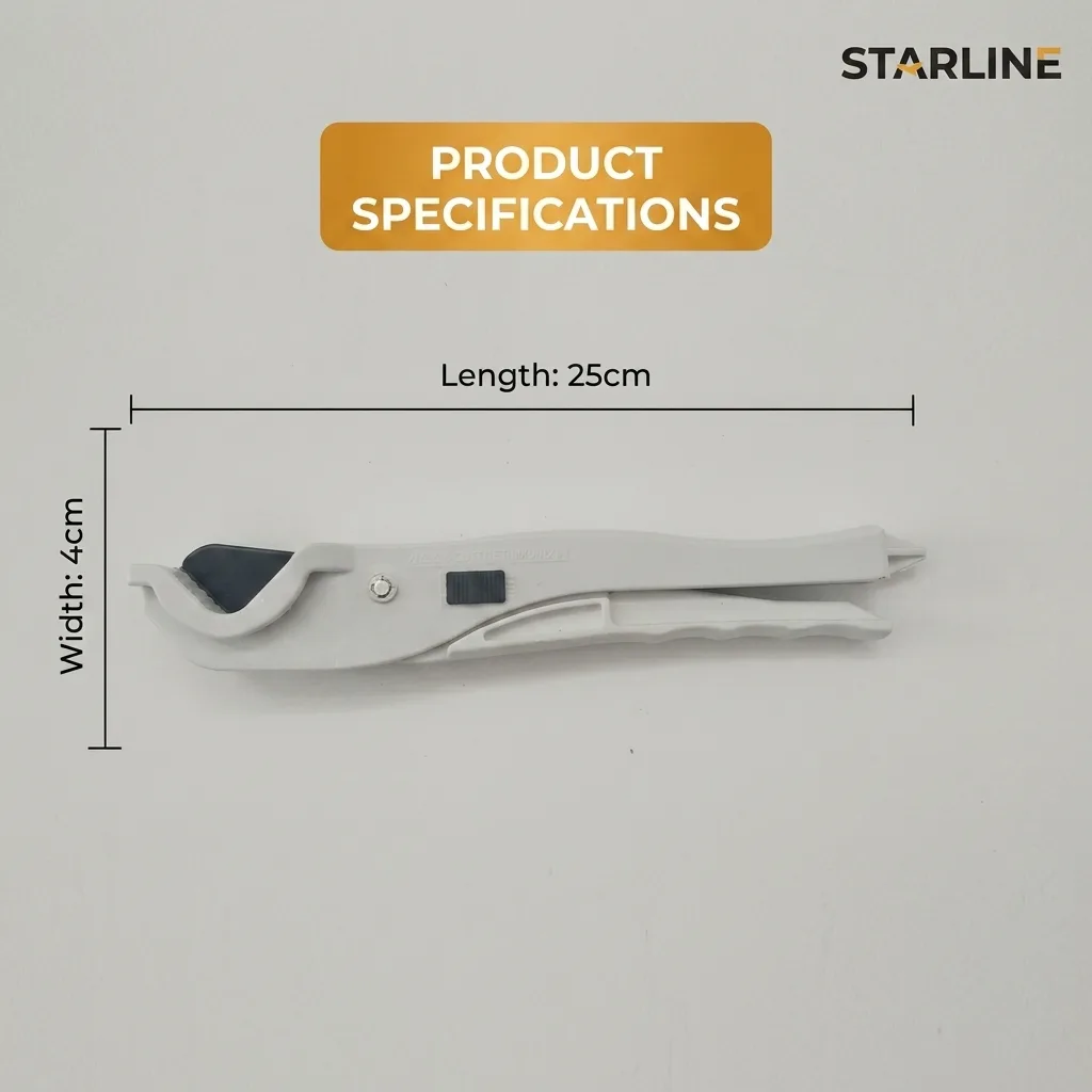 STARLINE Industrial Grade Stainless Steel Manual Rotary PPR/PVC Pipe Cutter Scissors with Warranty image 6
