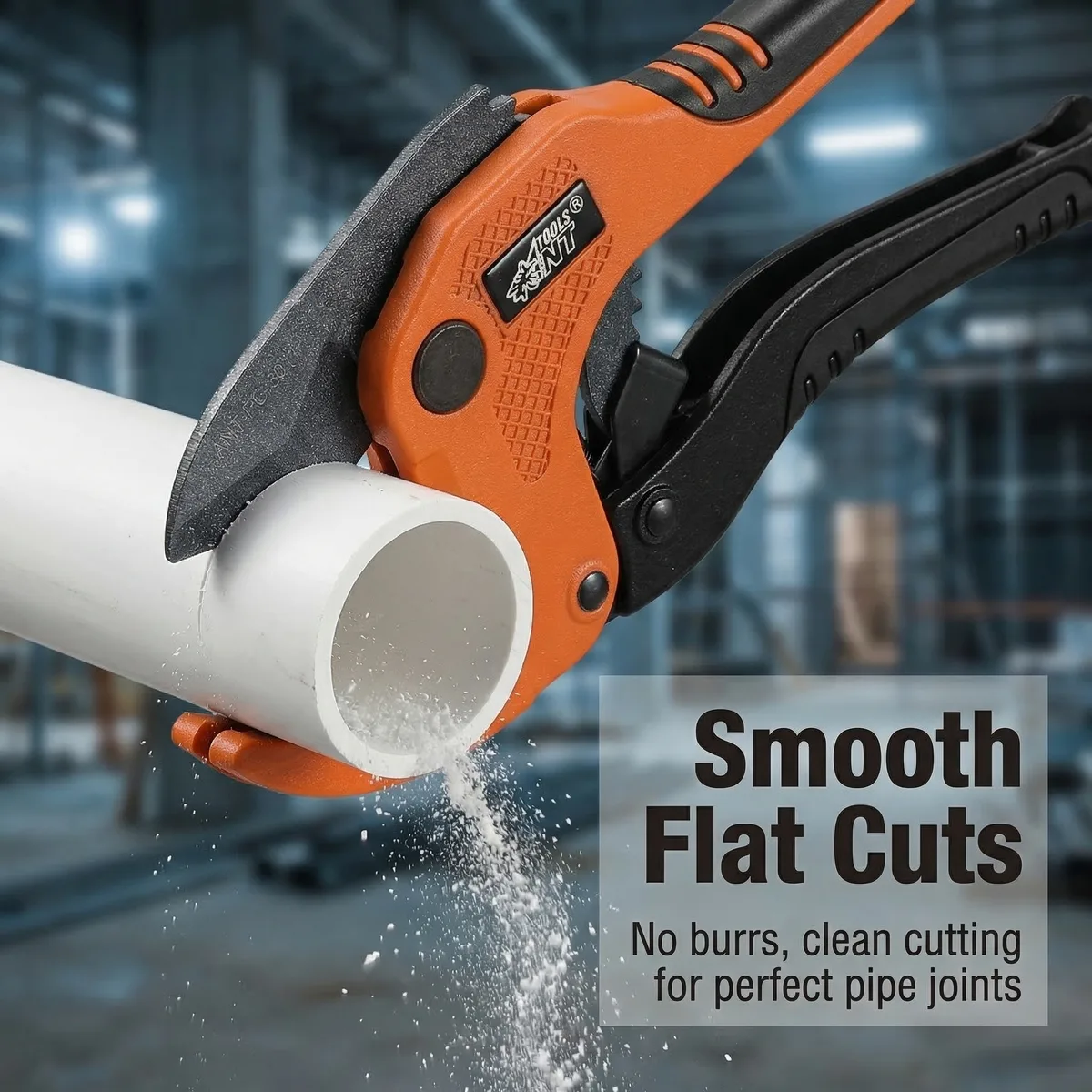 Industrialdiy Ratcheting Clamp On Pvc Pipe Cutter 14 Capacity Pvc (308) image 4