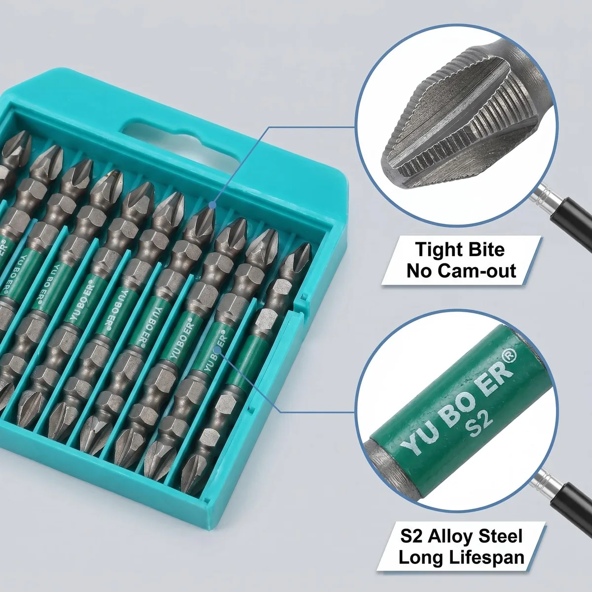 Starline Magnetic Hex Cross Bit Screwdriver Bit STL-10 for Household Steel Applications Metric Step Drill Bits S2 118 Bright image 6