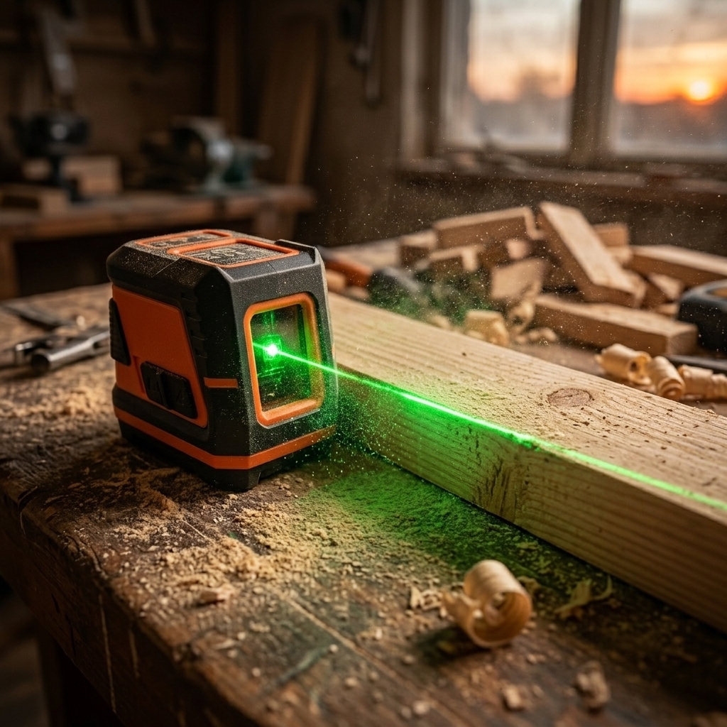 Starline Professional Industrial DIY 3D Laser Level 16 Self-Leveling Cross Line Vertical Horizontal Green Light Pointer 50m DC image 4