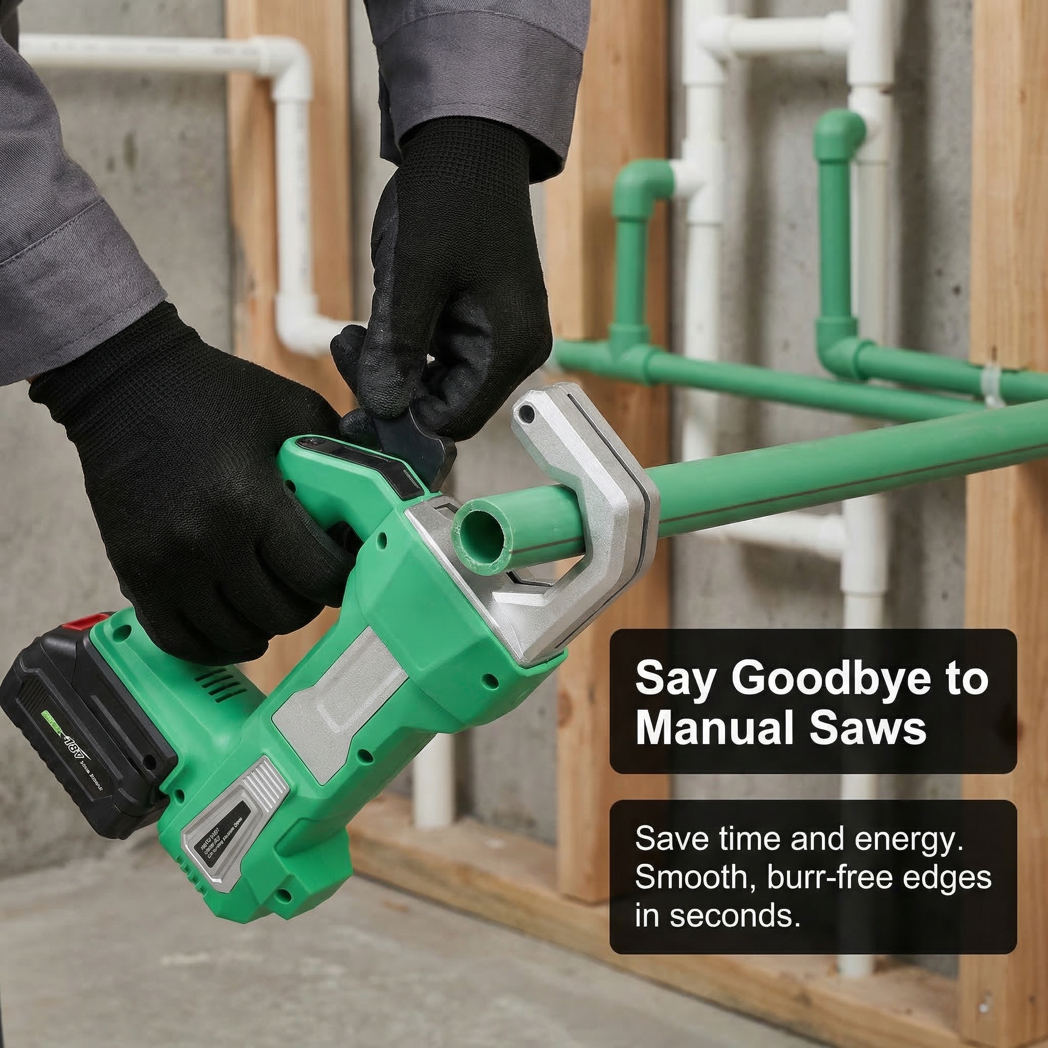 STARLINE STL-RTC751001 Electric Pipe Cutter with Plastic & Aluminum Handle DIY & Industrial Grade 3-Year Warranty OEM/ODM image 5