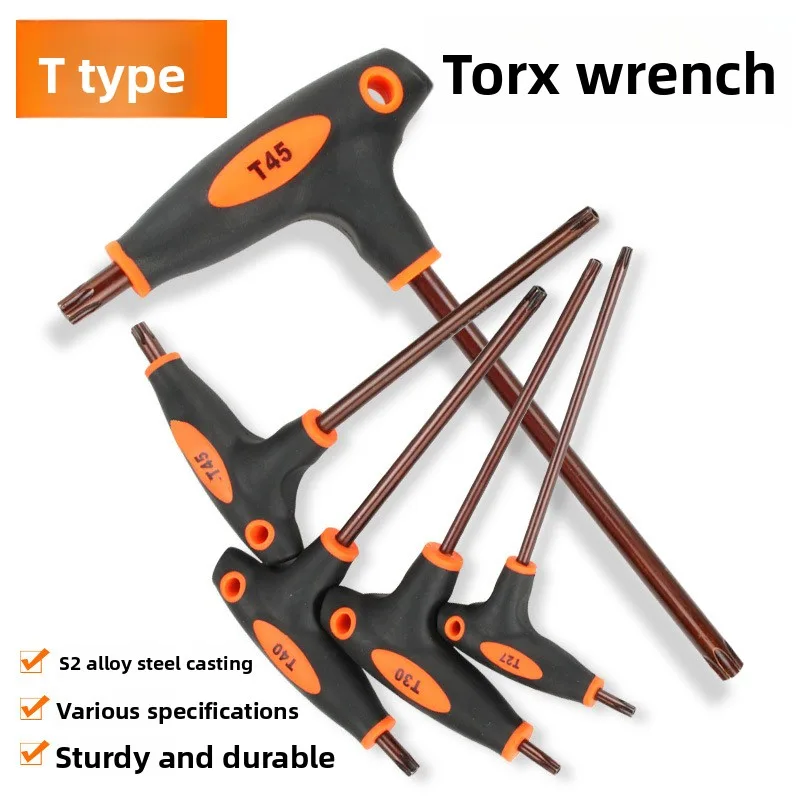 Starline T-Handle Torx Key Set S2 Steel Industrial Grade Anti-slip Hex Allen Key image 6