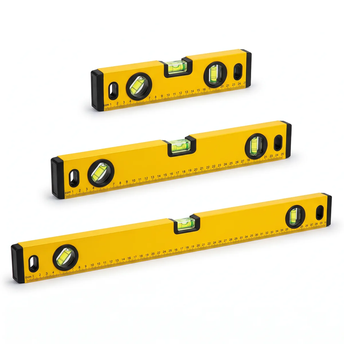Spirit Level Set 3-Piece Aluminum 0-400mm \ image 3