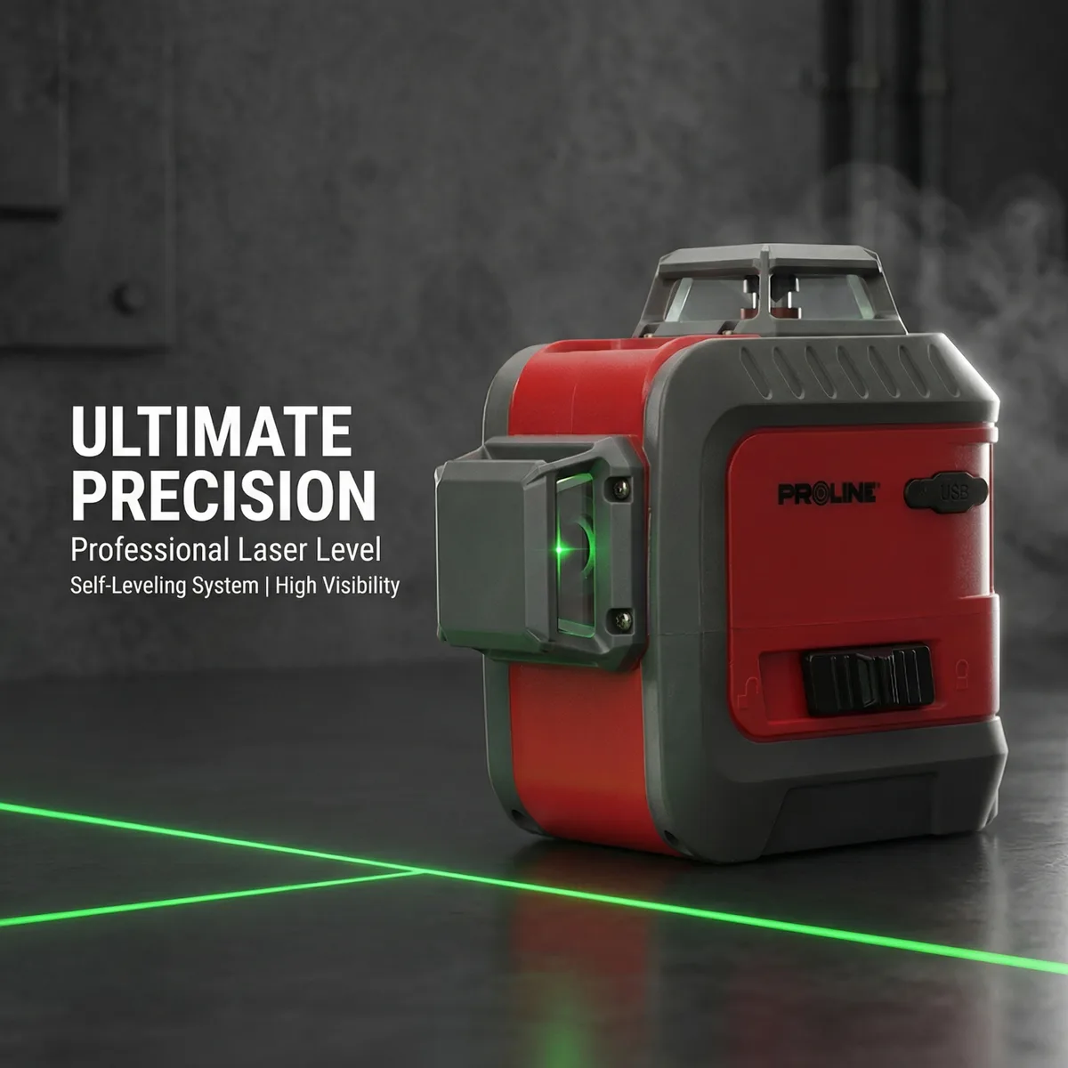 3d Laser Level 16 Line Self Leveling Cross Line Vertical image 3