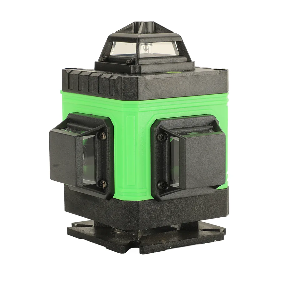 Professional 4D Laser Level 16 Line Self-Leveling Cross Line Vertical Horizontal Laser Pointer Tool Kit OEM Green image 2