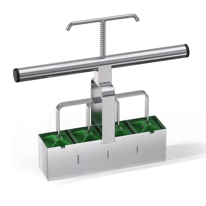 DIY OEM Extended-Handle Manual Steel Soil Block Maker Handheld Seed Starter Gardening Tool STL-SG2067 image 3