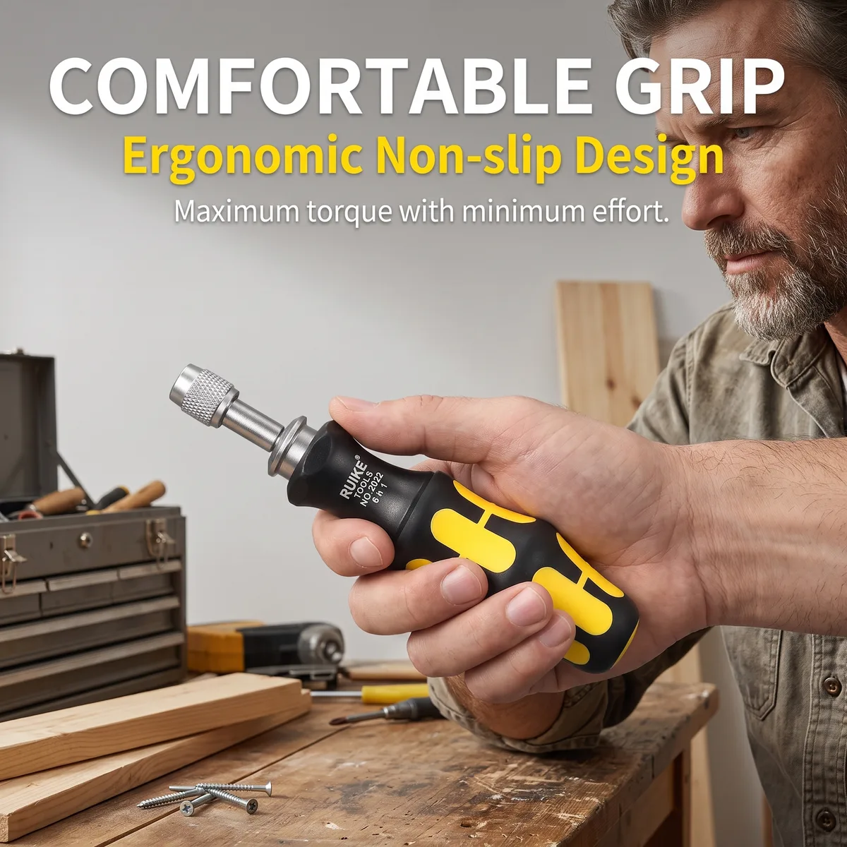 Bit Set Screwdriver Tool 6-in-1 Plastic Extendable image 5