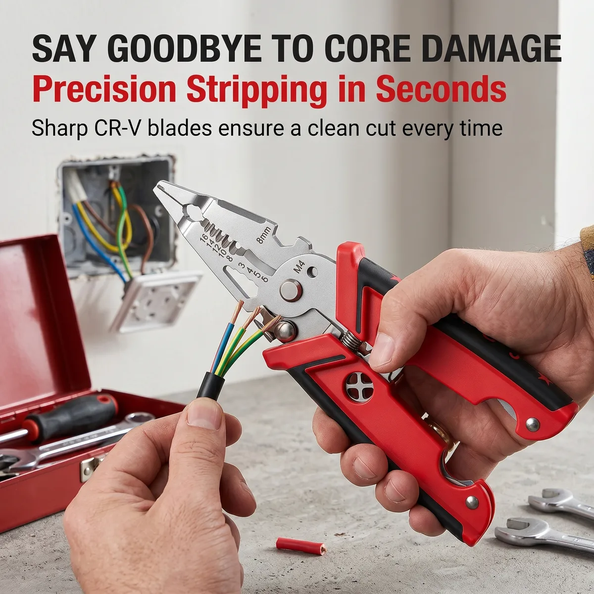 Pliers Knife 18-in-1 Chrome Vanadium Electrician image 4