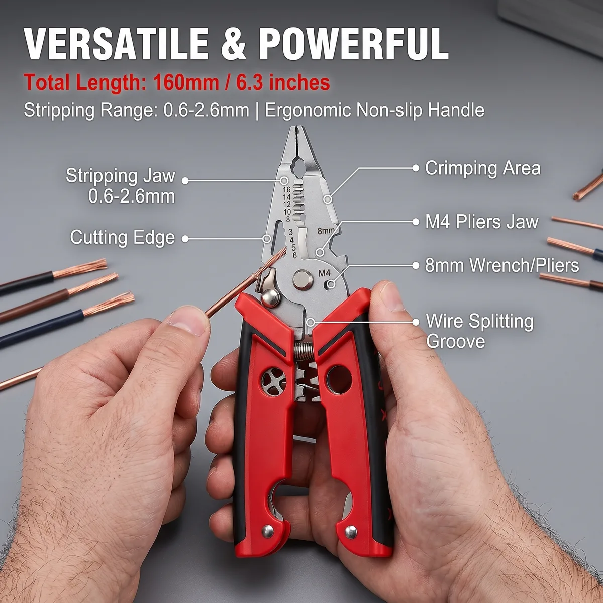 Pliers Knife 18-in-1 Chrome Vanadium Electrician image 7