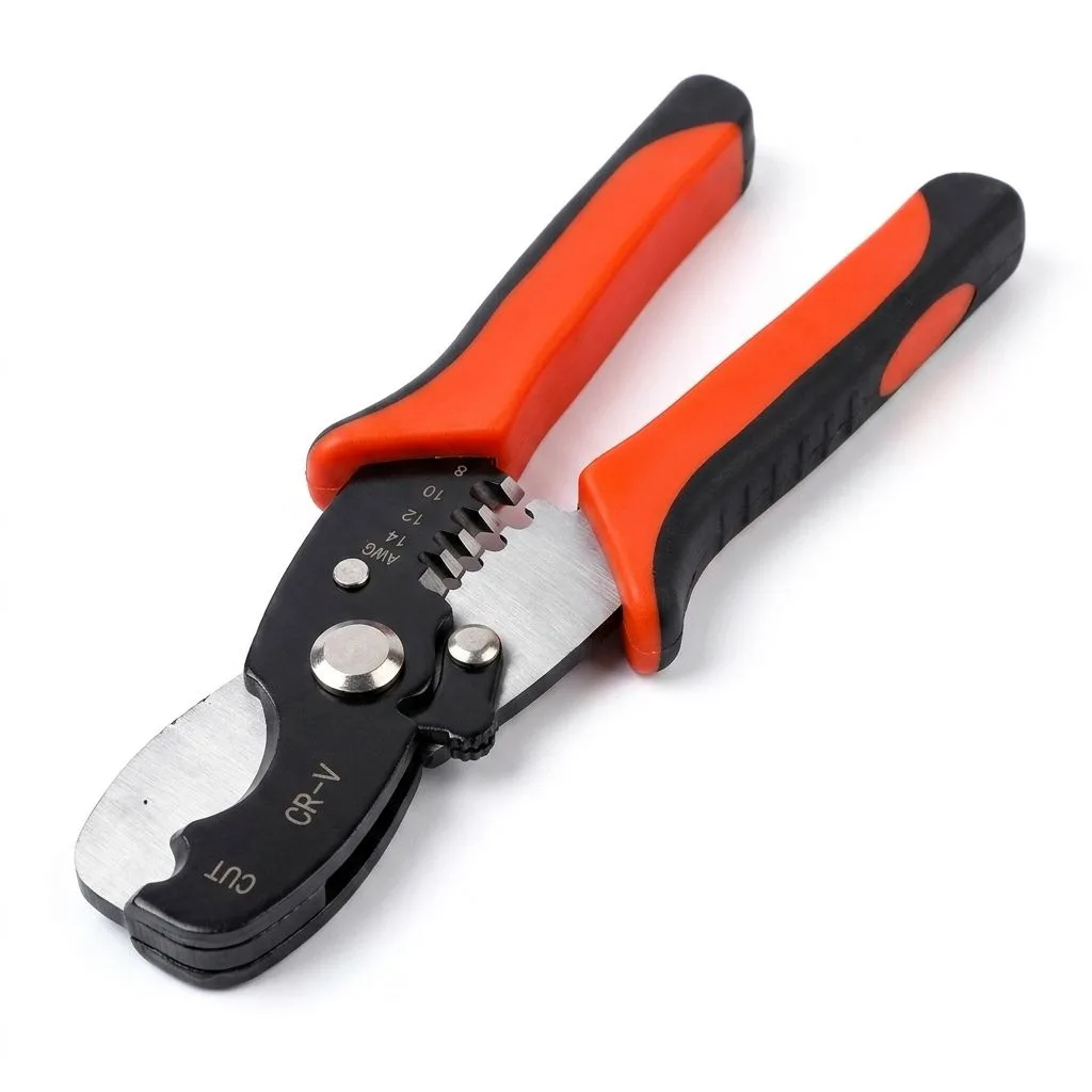 Ergonomic Anti-slip Steel Plastic Molded. Multi-Purpose Cutting Tool for Home Industry. Precision Stripping Clean Cut Metric image 6