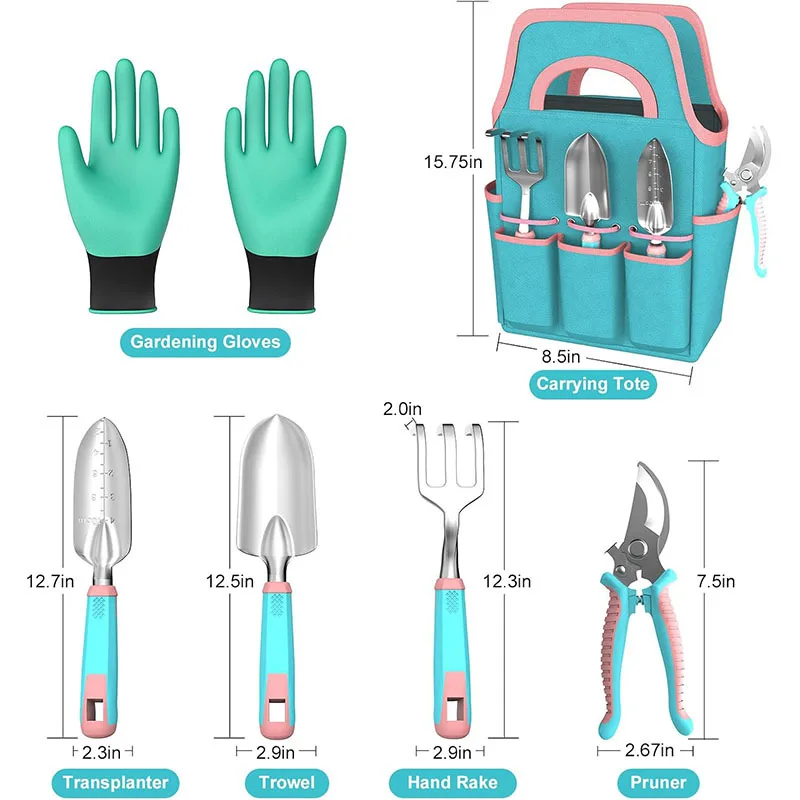 Factory Direct Macaron for Gardening Kit Garden Tool Set Zhejiang Origin Farm & Vegetable Garden Use image 3