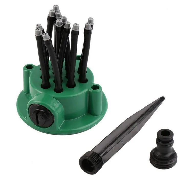Cross-border Bestseller 360 Garden Automatic Multi-head Hexagon Head Sprinkler Watering Nozzle Gardening Tool Irrigation Spray image 3