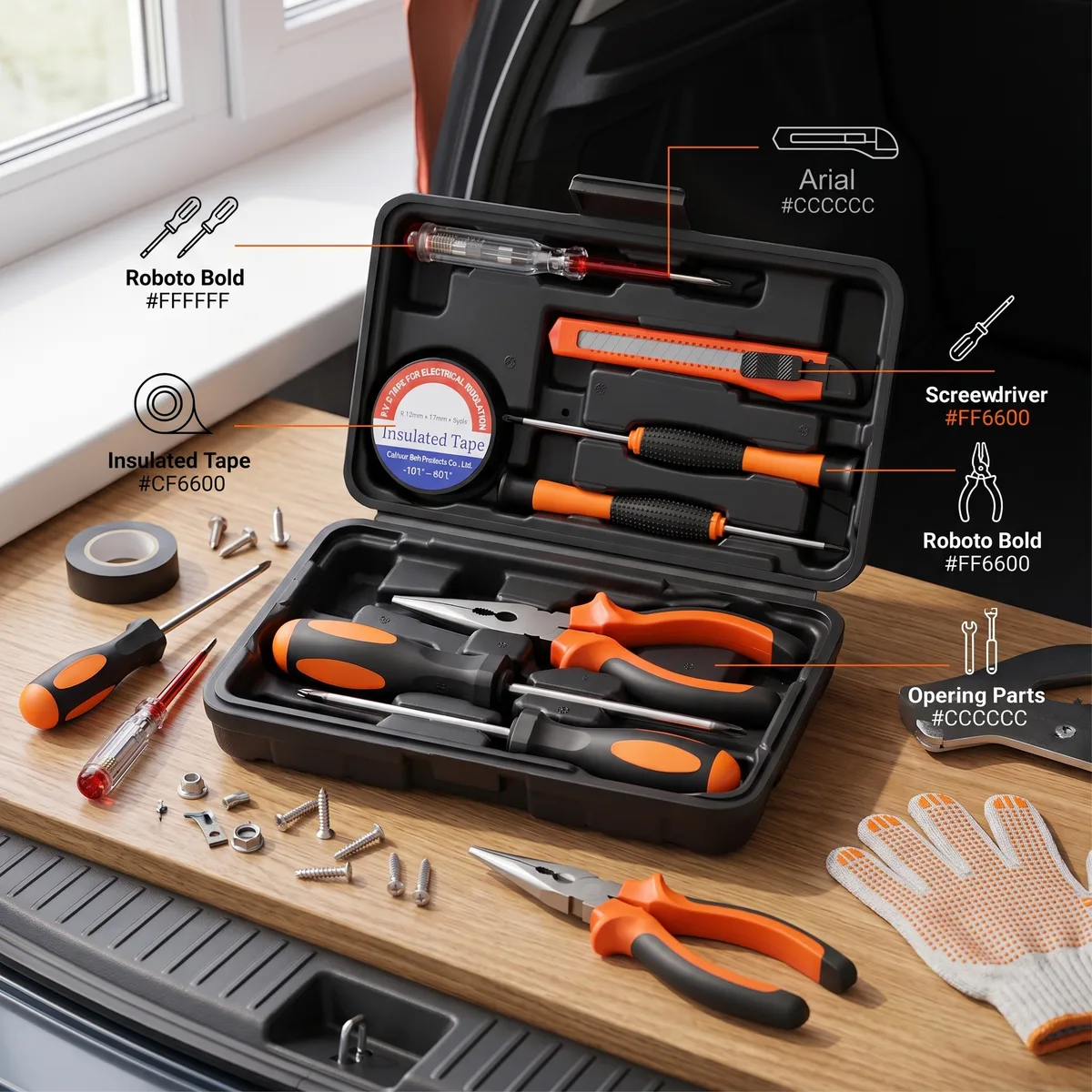Home Hardware DIY Hand Tool Kit Multi-Purpose Phillips Flathead Screwdriver Set Including Wrench Angle Grinder Carbon Steel Hard image 7
