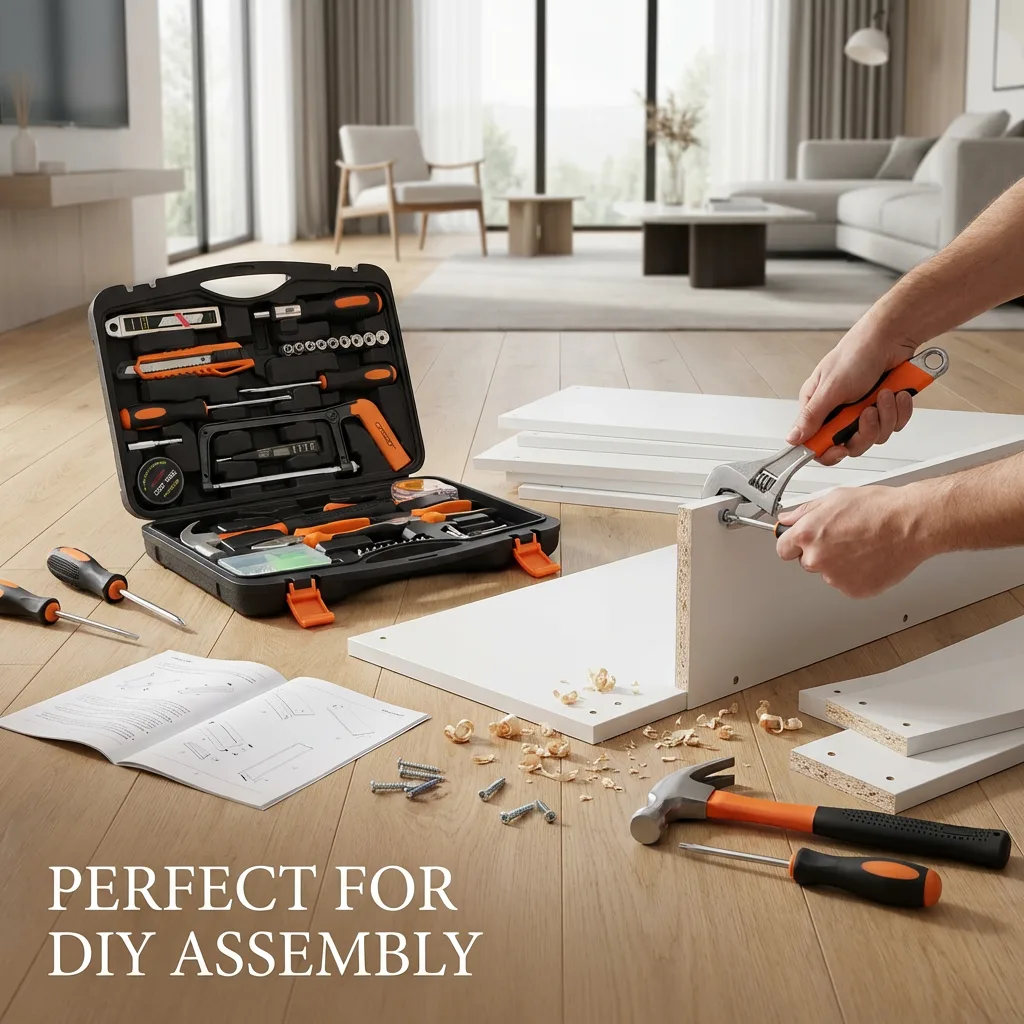 Portable Auto Repair Household Hand Tool Set Universal Hardware Combination Kit Customizable OEM Support 108Piece image 5