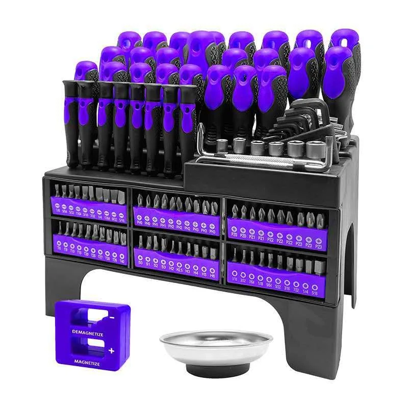 Screwdriver Set Tool Kit Repair Chrome Vanadium Auto image 6