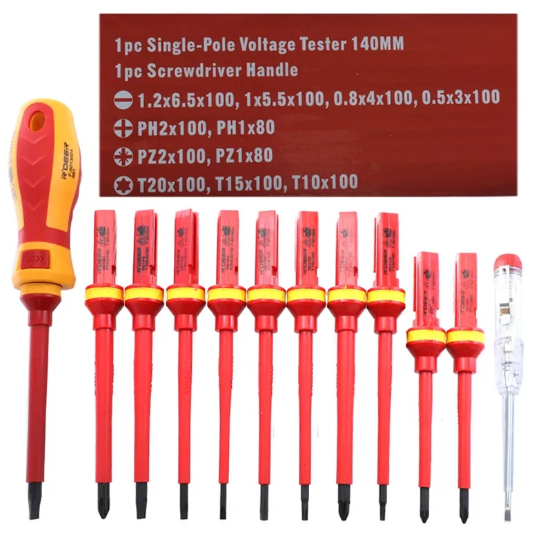 Screwdriver Set Screwdrivers 13-piece 1000V Insulated image 3