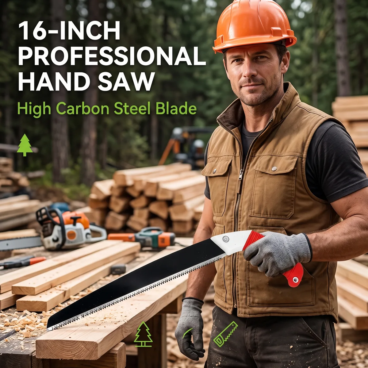 Saw Garden Pruning 8 65Mn Steel Straight image 4